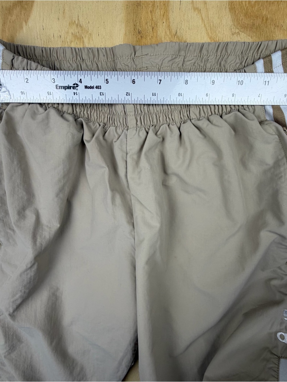 Adidas Originals Beige Joggers Women's Size S Track Pants 3-Stripe Athletic - Picture 11 of 16